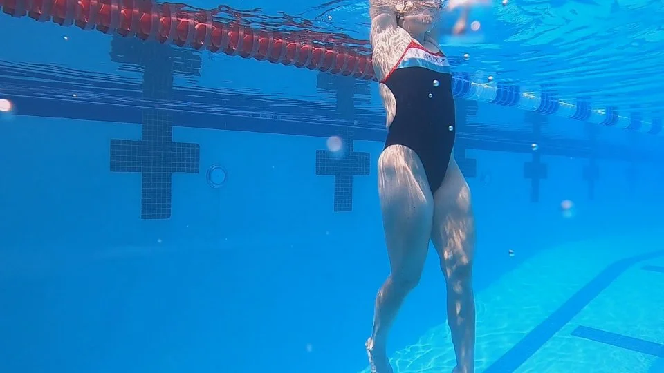 Vertical Kick Swimming Abbie Fish