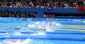 Gold for USA's Murphy in Men's 100m Backstroke olimpic swimming