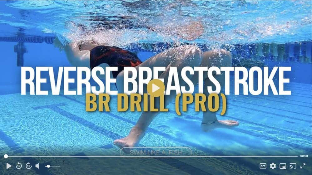 Breastroke Scull Drill: Reverse Breaststroke