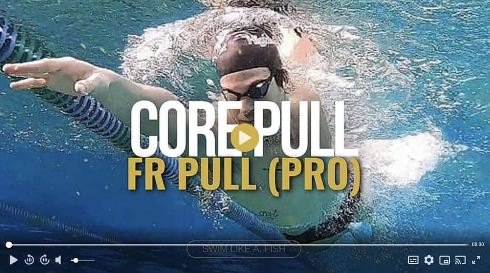Core Pull Freestyle Swimming