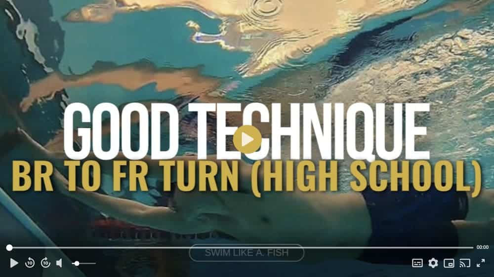 BR to FR Turn: Good Technique (High School)