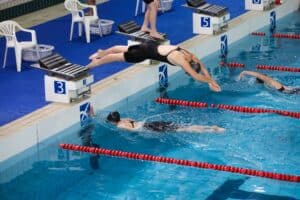 relay starts in swimming