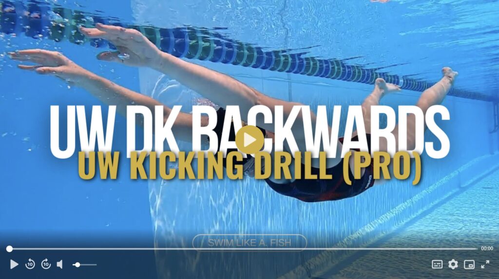 Underwater Dolphin Kick Backwards