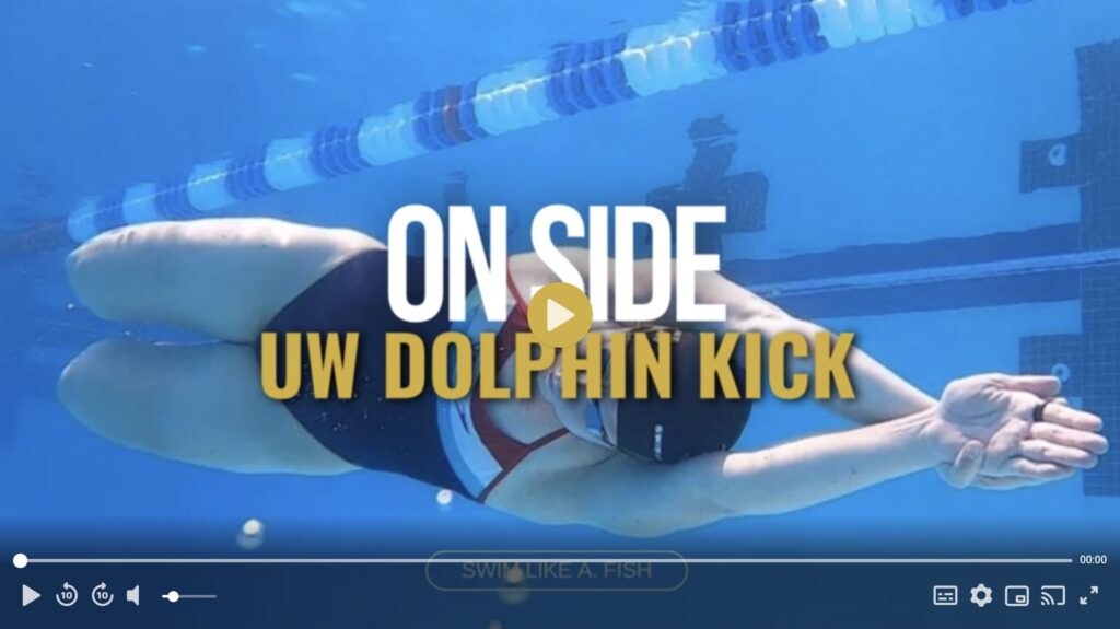 Underwater Dolphin Kick On Side